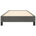 Cadre de lit Gris foncé 80x200 cm Velours