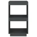 Bibliothèque Gris 40x35x71 cm Bois de pin massif