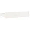 Tiroirs de lit 4 pcs Blanc Bois de pin massif