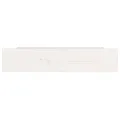 Tiroirs de lit 4 pcs Blanc Bois de pin massif