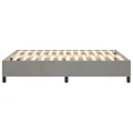 cadre de lit Gris clair 140x200 cm Velours