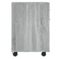 Armoire roulante Sonoma gris 45x38x54 cm Bois d'ingénierie