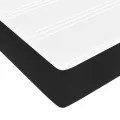 cadre de lit et matelas Noir 160x200 cm Velours