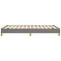 Cadre de lit Gris foncé 140 x 200 cm Tissu