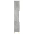 Armoire de salle de bain gris béton 30x30x190 cm
