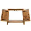 Meuble-lavabo de salle de bains pin massif 70x32x63 cm