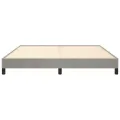 Cadre de lit Gris clair 180x200 cm Velours