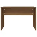 Tabouret de toilette Chêne marron 70x35x45 cm Bois d'ingénierie
