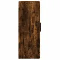 Armoire murale chêne fumé 69,5x34x90 cm