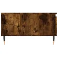 Table basse chêne fumé 90x60x35 cm bois d'ingénierie