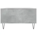 Table basse gris béton 104x60x35 cm bois d'ingénierie