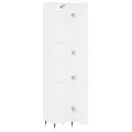 Buffet haut Blanc 34,5x34x180 cm Bois d'ingénierie