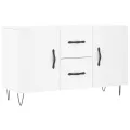 Buffet blanc 100x36x60 cm bois d'ingénierie