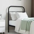 Tête de lit métal noir 75 cm