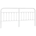 Tête de lit métal blanc 200 cm