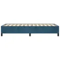 Cadre de lit Bleu foncé 100x200 cm Velours