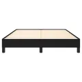 Cadre de lit Noir 140x190 cm Tissu