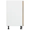 Armoire de plancher à tiroir Chêne fumé 40x46x81,5 cm Bois