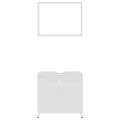 Ensemble de meubles de salle de bain Blanc Aggloméré