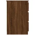 Bureau Chêne marron 140x50x77 cm Bois d'ingénierie