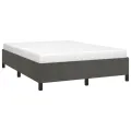 Cadre de lit Gris foncé 140 x 200 cm Velours