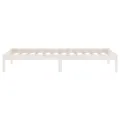 Cadre de lit Blanc Bois de pin massif 100x200 cm