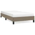 Cadre de lit Taupe 100x200 cm Tissu