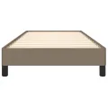 Cadre de lit Taupe 100x200 cm Tissu