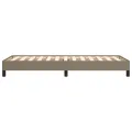 Cadre de lit Taupe 100x200 cm Tissu