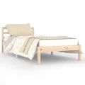 Cadre de lit Bois de pin massif 90x200 cm