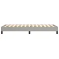 cadre de lit Gris clair 80x200 cm Tissu