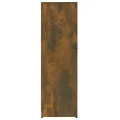 Armoire de bain Chêne fumé 30x30x95 cm Bois d'ingénierie