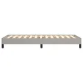 Cadre de lit Gris clair 80x200 cm Tissu