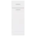 Armoire de plancher à tiroir Blanc 30x46x81,5 cm Aggloméré