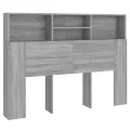 Armoire de tête de lit Sonoma gris 140x19x103,5 cm