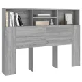 Armoire de tête de lit Sonoma gris 140x19x103,5 cm