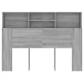 Armoire de tête de lit Sonoma gris 140x19x103,5 cm