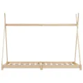 Cadre de lit d'enfant Bois de pin massif 90 x 200 cm