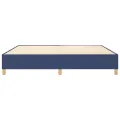 cadre de lit Bleu 200x200 cm Tissu