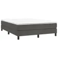 cadre de lit Gris foncé 140x200 cm Velours