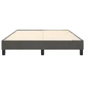 cadre de lit Gris foncé 140x200 cm Velours