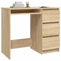 Bureau Chêne sonoma 90x45x76 cm Aggloméré