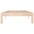 Cadre de lit bois massif 90x190 cm simple