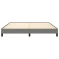Cadre de lit Gris foncé 180 x 200 cm Tissu