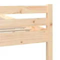 Cadre de lit Bois massif 140x200 cm