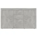 Buffet Gris béton 120x36x69 cm Aggloméré