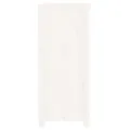 Buffet Blanc 70x35x80 cm Bois massif de pin