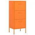 Armoire de rangement Orange 42,5x35x101,5 cm Acier