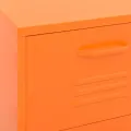 Armoire de rangement Orange 42,5x35x101,5 cm Acier