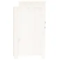 Buffet Blanc 164x37x68 cm Bois massif de pin